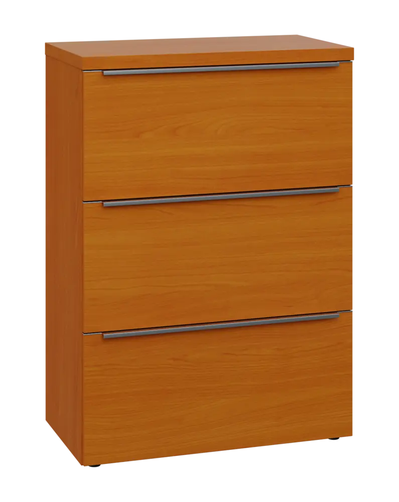 SIN 3 - 83Z kancelářská skříň, 3-zásuvková, 1120x800x400, třešeň šumavská